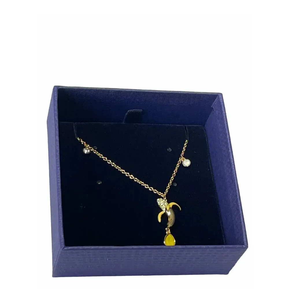 Swarovski Banana Pendant Necklace
